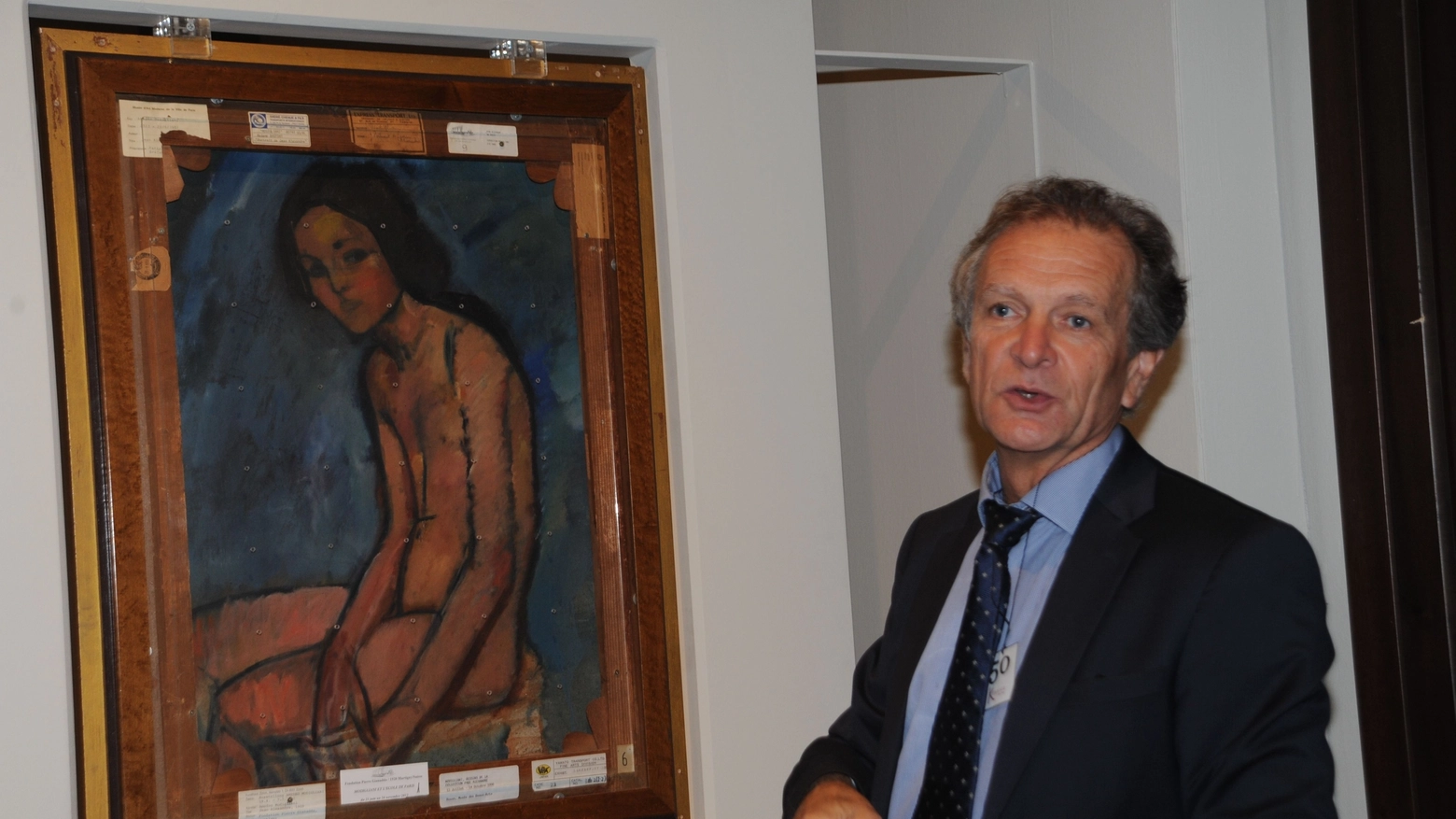 Jean Michel Bouhours, curatore del Centro Pompidou e ideatore della mostra pisana 'Amedeo Modigliani