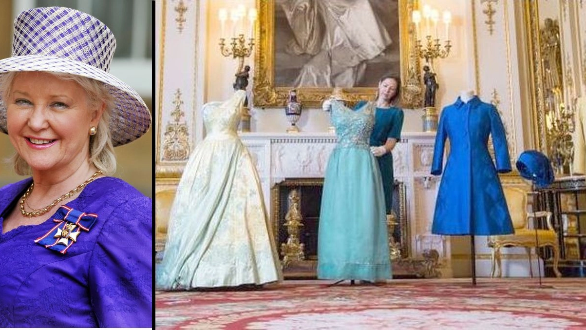Angela, la valletta della regina Elisabetta e un'esposizione di abiti regali