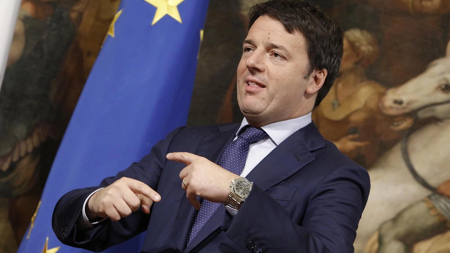 Il presidente del Consiglio Matteo Renzi (Ansa)