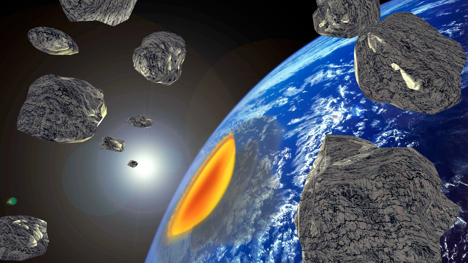Asteroidi contro la Terra, la Cina vuole difesa dalla Luna