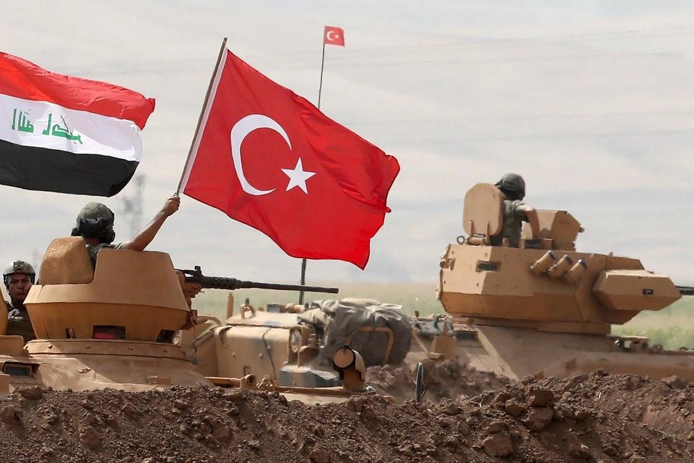 Manovre militari congiunte tra Turchia e Iraq (Ansa)
