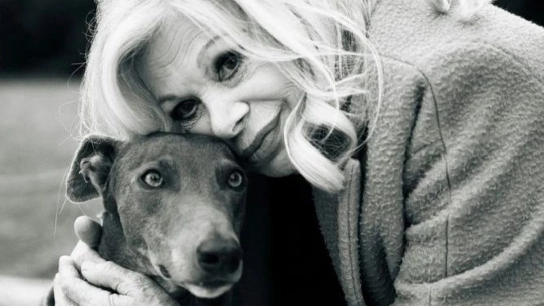Sandra Milo e il suo cane Jim (Instagram)