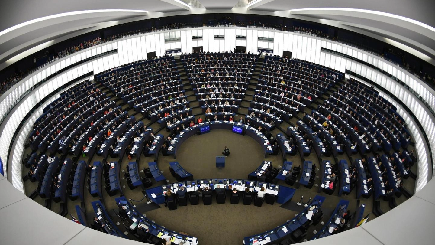 L'Europarlamento a Strasburgo (Ansa)