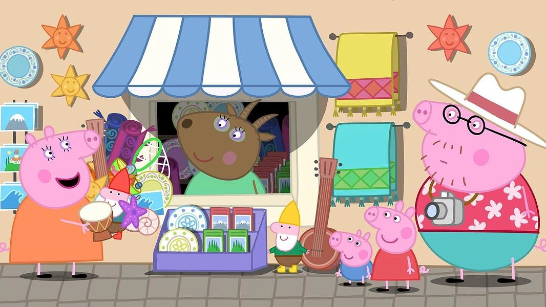 Una scena di Peppa Pig (Ansa)