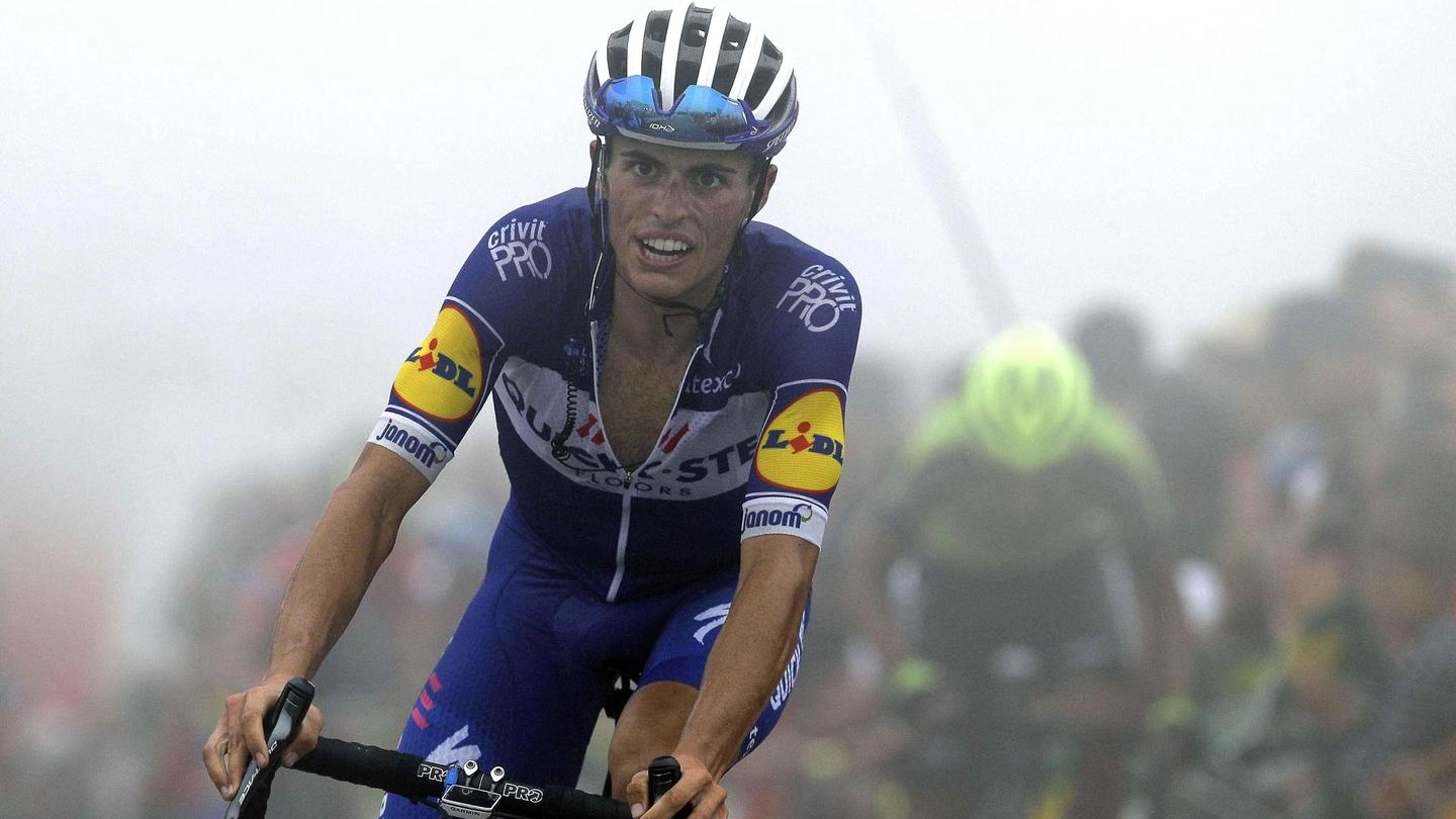 Enric Mas, Quick Step, primo nella 20esima tappa della Vuelta (Ansa) 