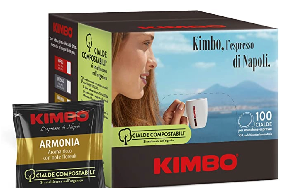 Kimbo Cialde Compostabili Armonia su amazon.com