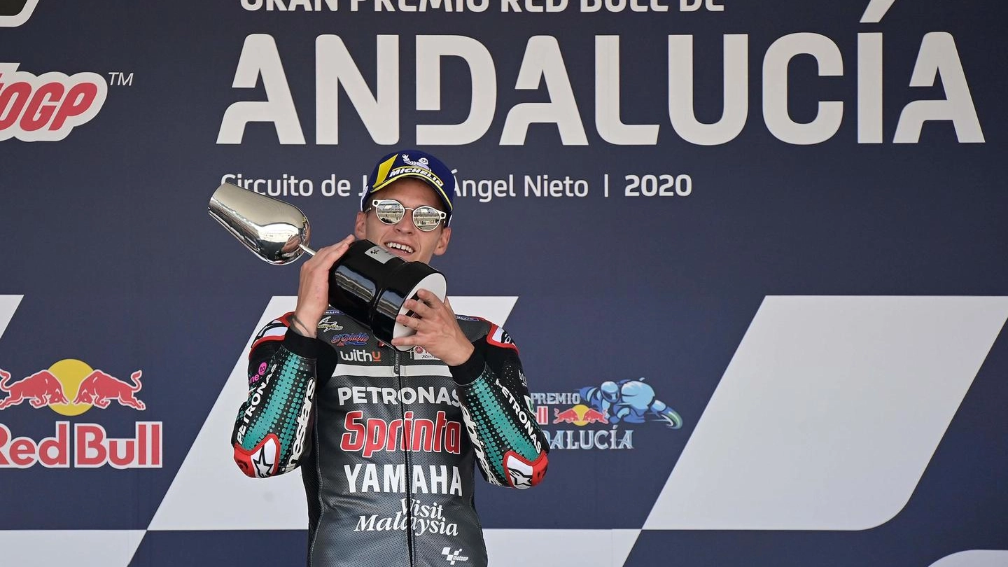 Quartararo vincitore della MotoGp di Andalusia (Ansa)