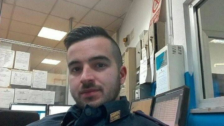 Luca Scatà, 29 anni, l'agente in prova che ha ucciso Anis Amri (Ansa)