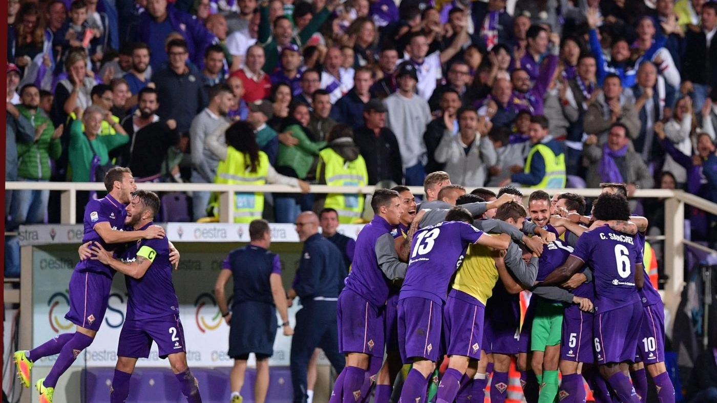 La festa della Fiorentina