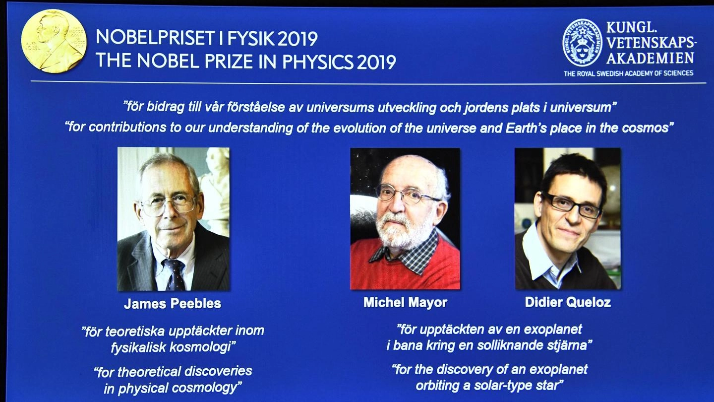 Premio Nobel per la Fisica: i tre vincitori (Ansa)
