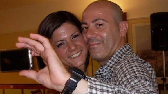 Mariarca Mennella con l'ex marito e suo assassino Antonio Ascione (Ansa)