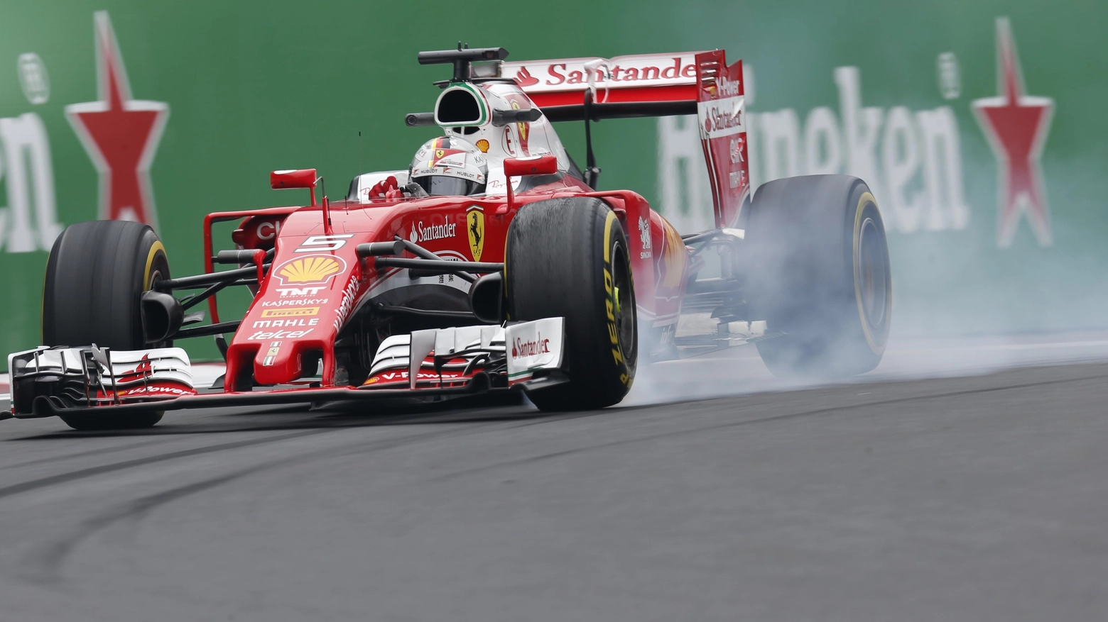 Vettel forza nelle libere del Gp del Messico (LaPresse)