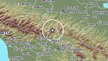 L’epicentro del terremoto (font Ingv.it)