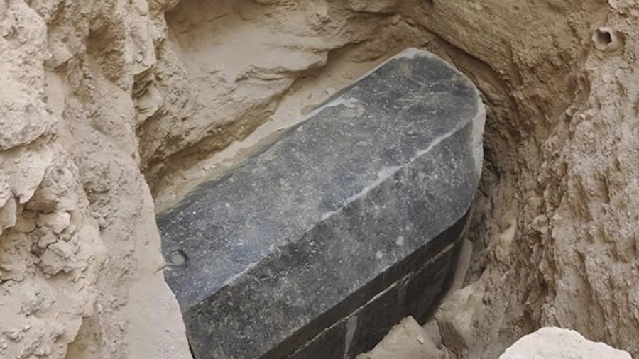 La misteriosa bara trovata ad Alessandria - foto Ministero delle Antichita Egitto