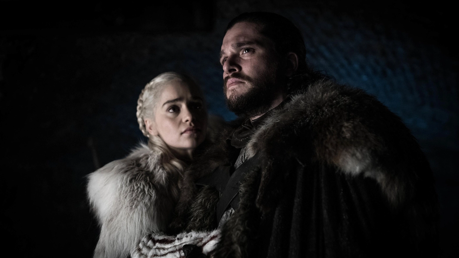 Jon Snow e Daenerys Targaryen (Foto Ansa/HBO)