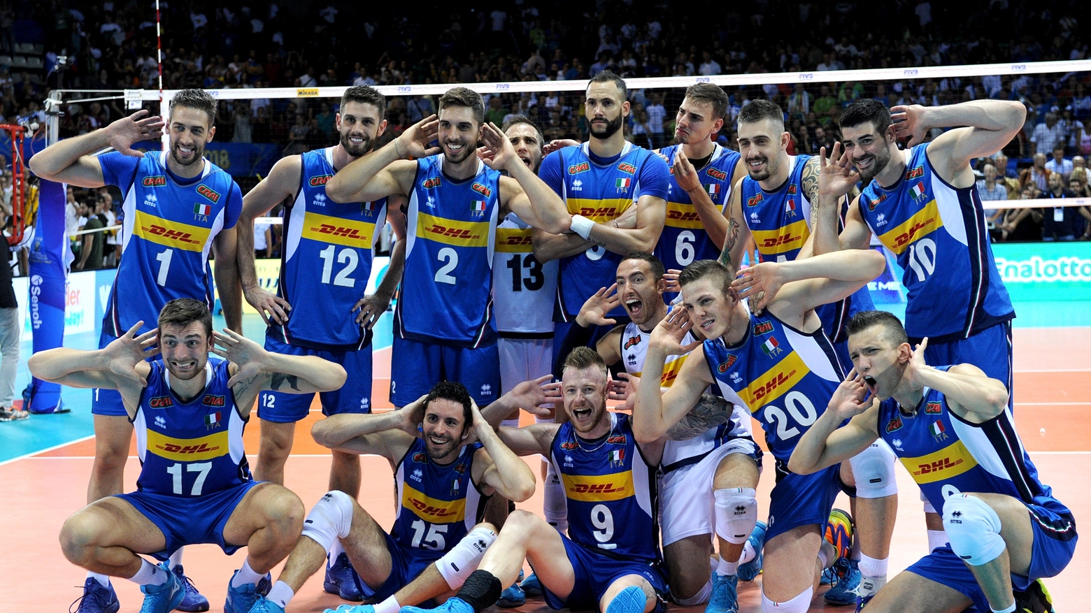 L'Italia ai mondiali di volley 2018 (LaPresse)