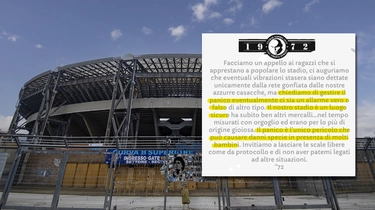 Terremoto a Napoli, l’appello degli Ultras per la Champions: “Niente panico, lo stadio è sicuro”