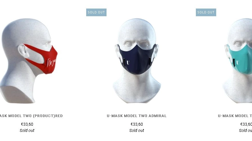 Modelli di mascherine U-Mask