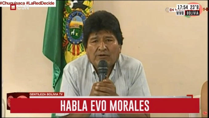 Evo Morales annuncia le dimissioni (Dire)