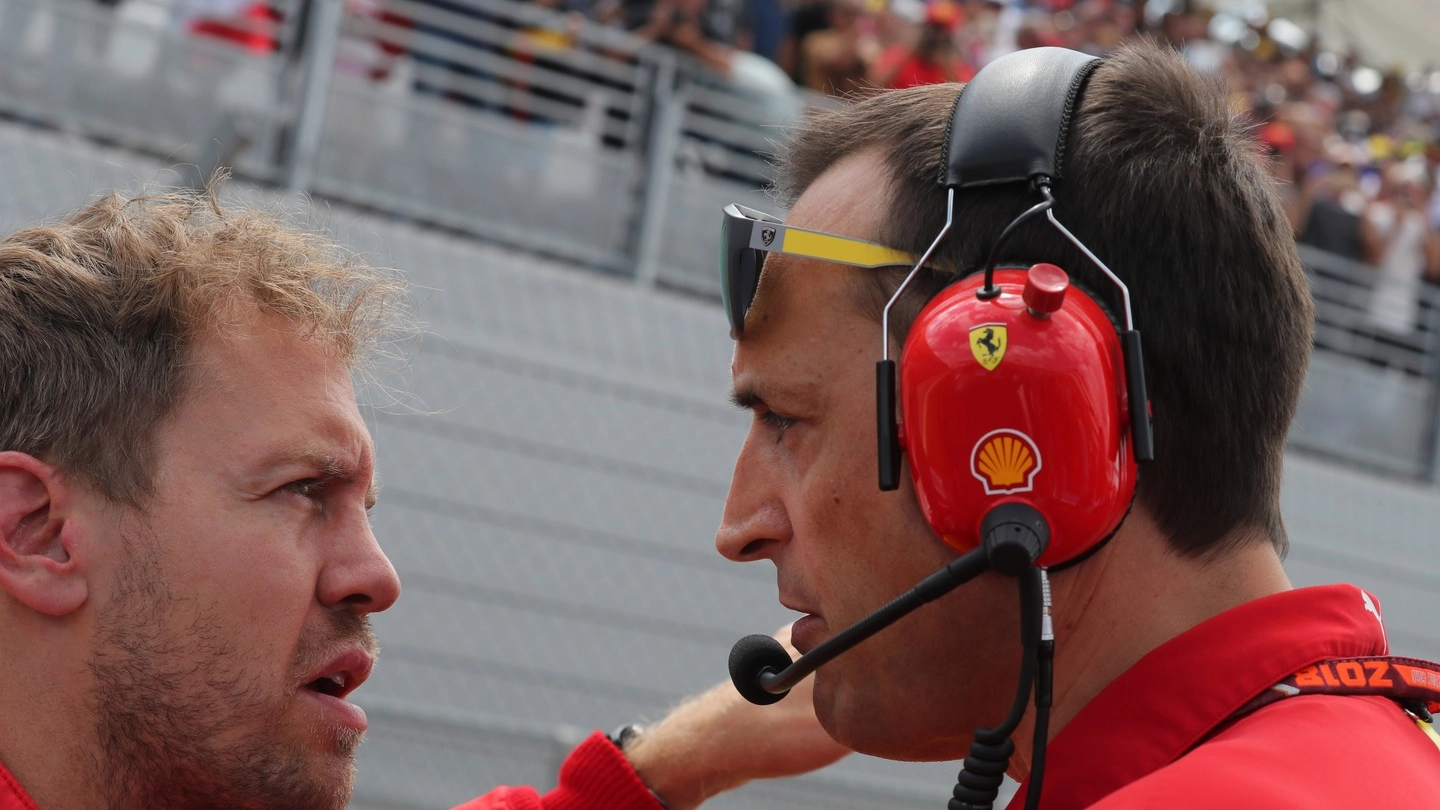 Sebastian Vettel durante il Gp di Francia (LaPresse)