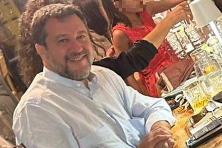 Il premier Salvini con la figlia Mirta