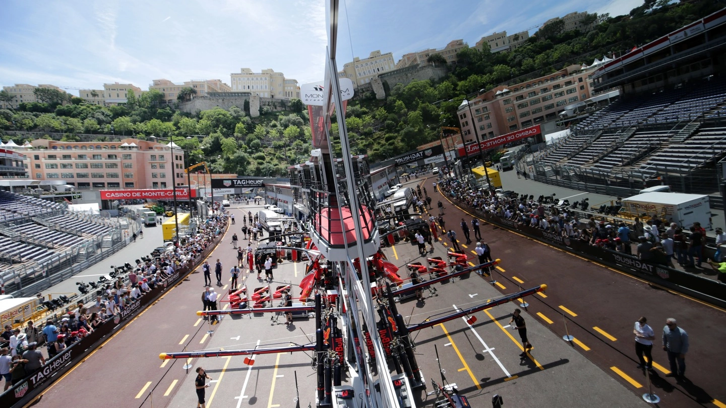 F1, il circuito di Montecarlo ospita il Gp di Monaco (LaPresse)