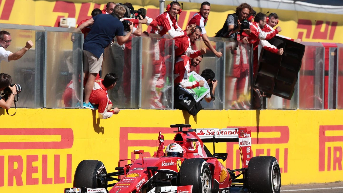 Vettel trionfa in Ungheria (Afp)