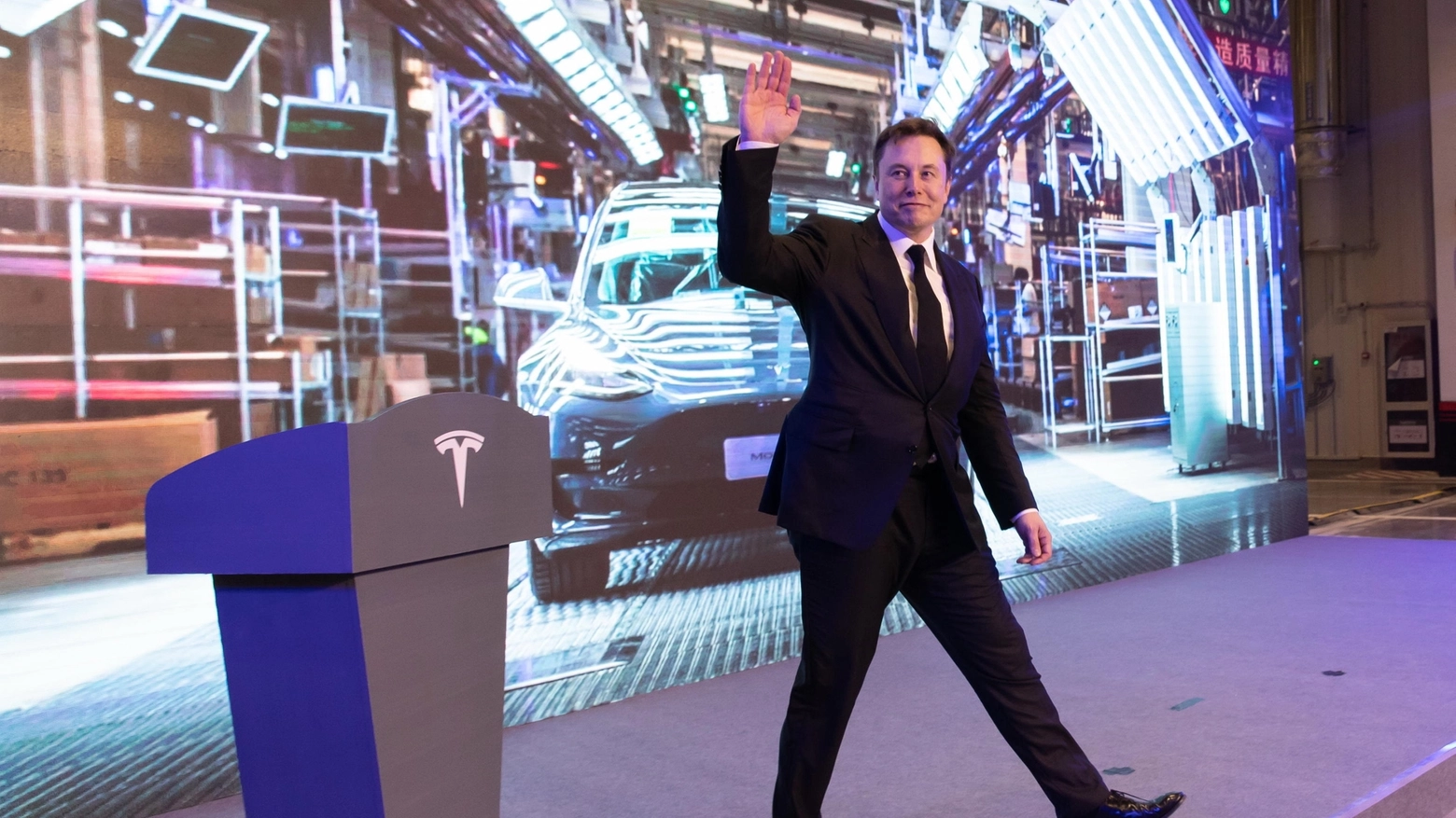 Elon Musk, il capo del gruppo Tesla (Ansa)