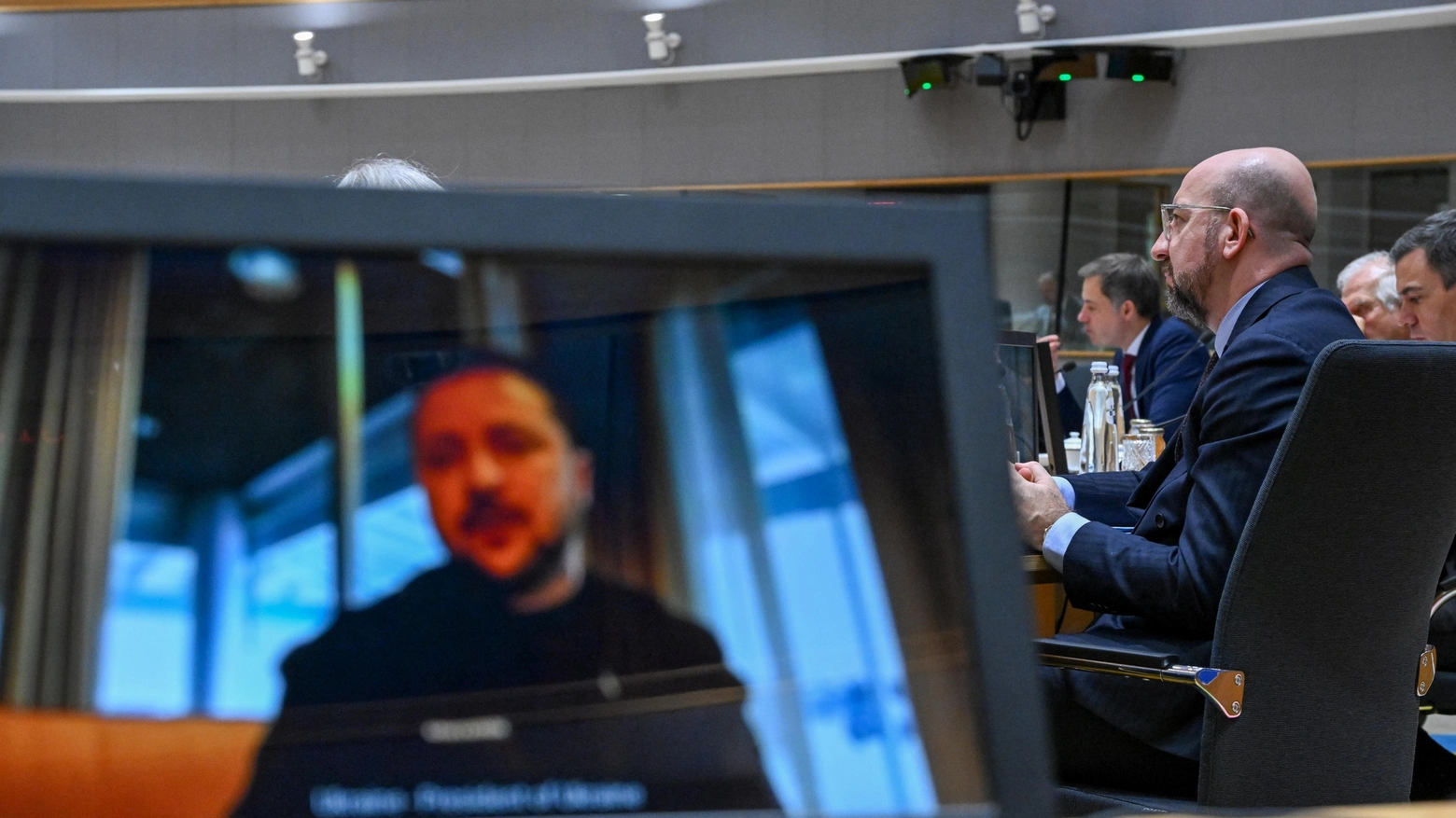 Zelensky parla ai leader Ue in videocollegamento