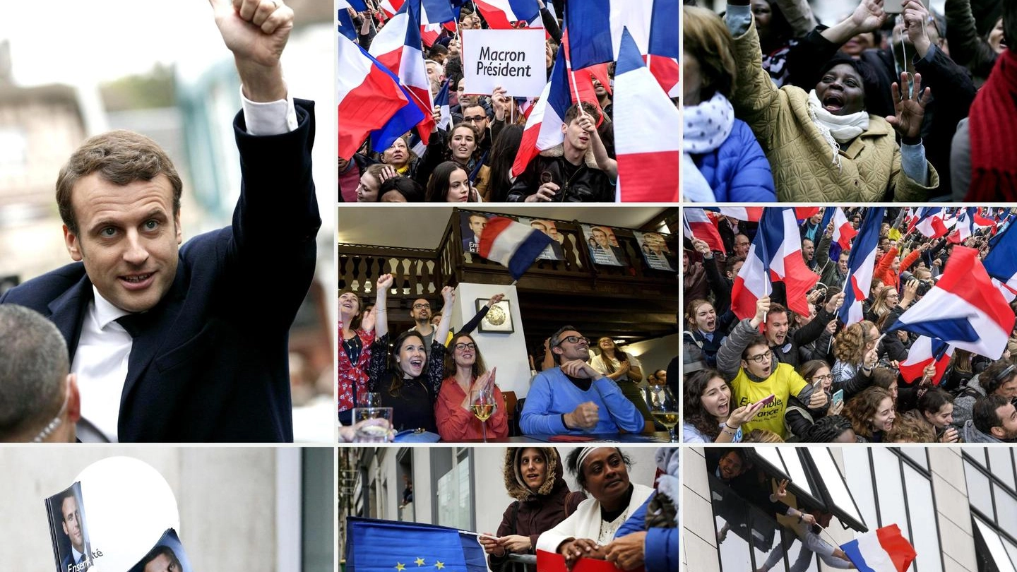 Elezioni in Francia, vince Emmanuel Macron (Ansa)