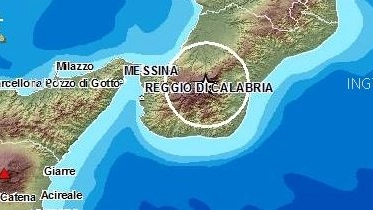 Terremoto in Aspromonte (da sito ingv)