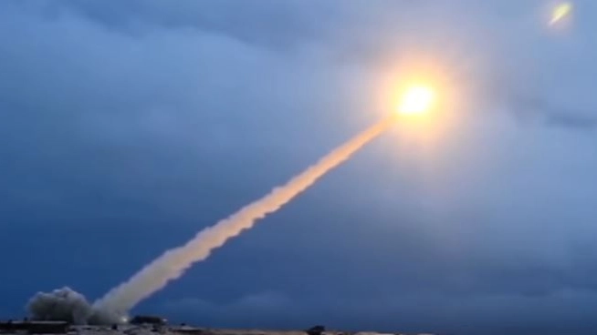 Test di un missile a propulsione nucleare (Fonte: ministero della Difesa russo)