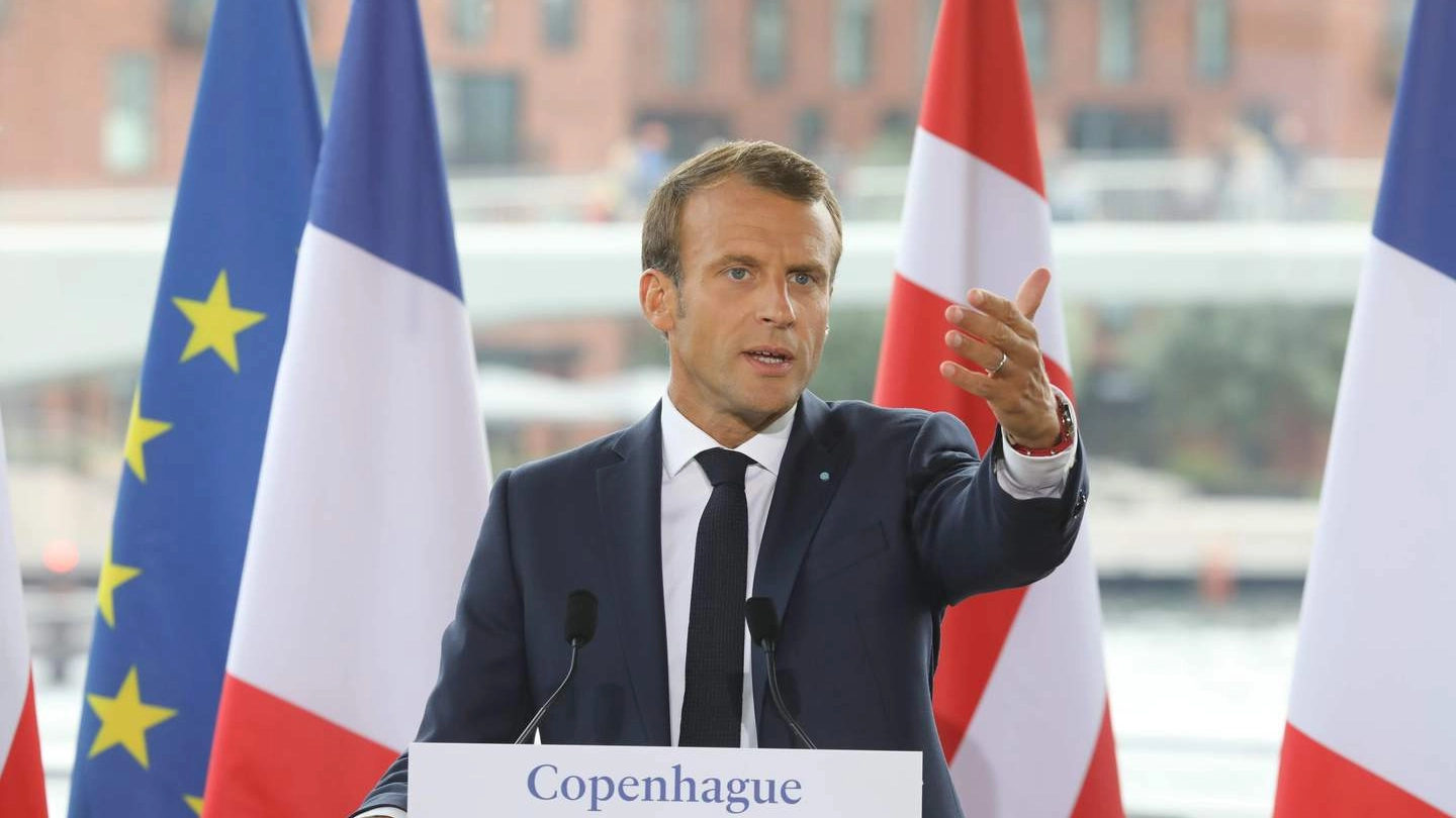 Il presidente francese Emmanuel Macron (Lapresse)