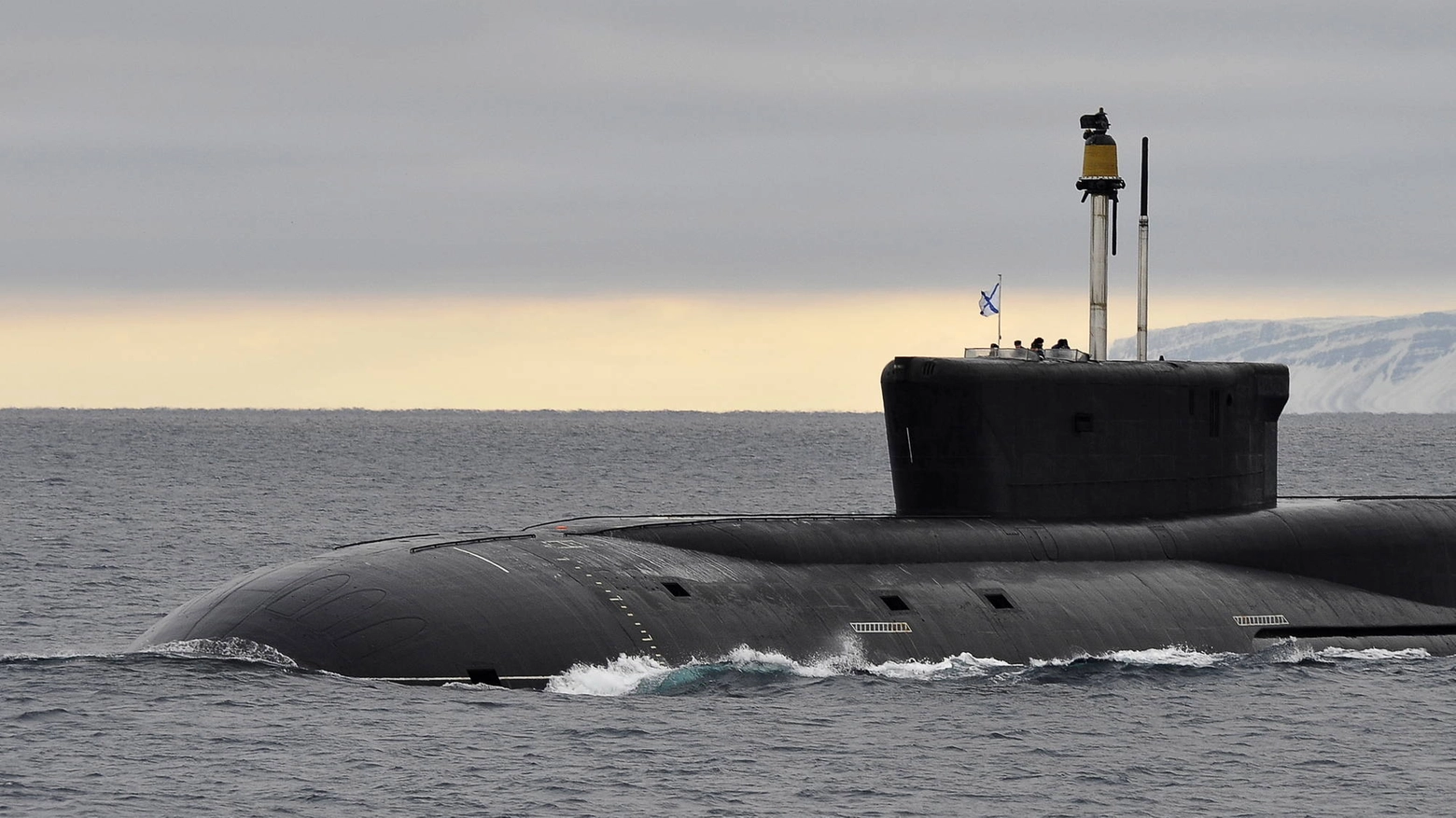 Sottomarino a propulsione nucleare classe “Borey”, il ‘Vladimir Monomakh' (Olycom)