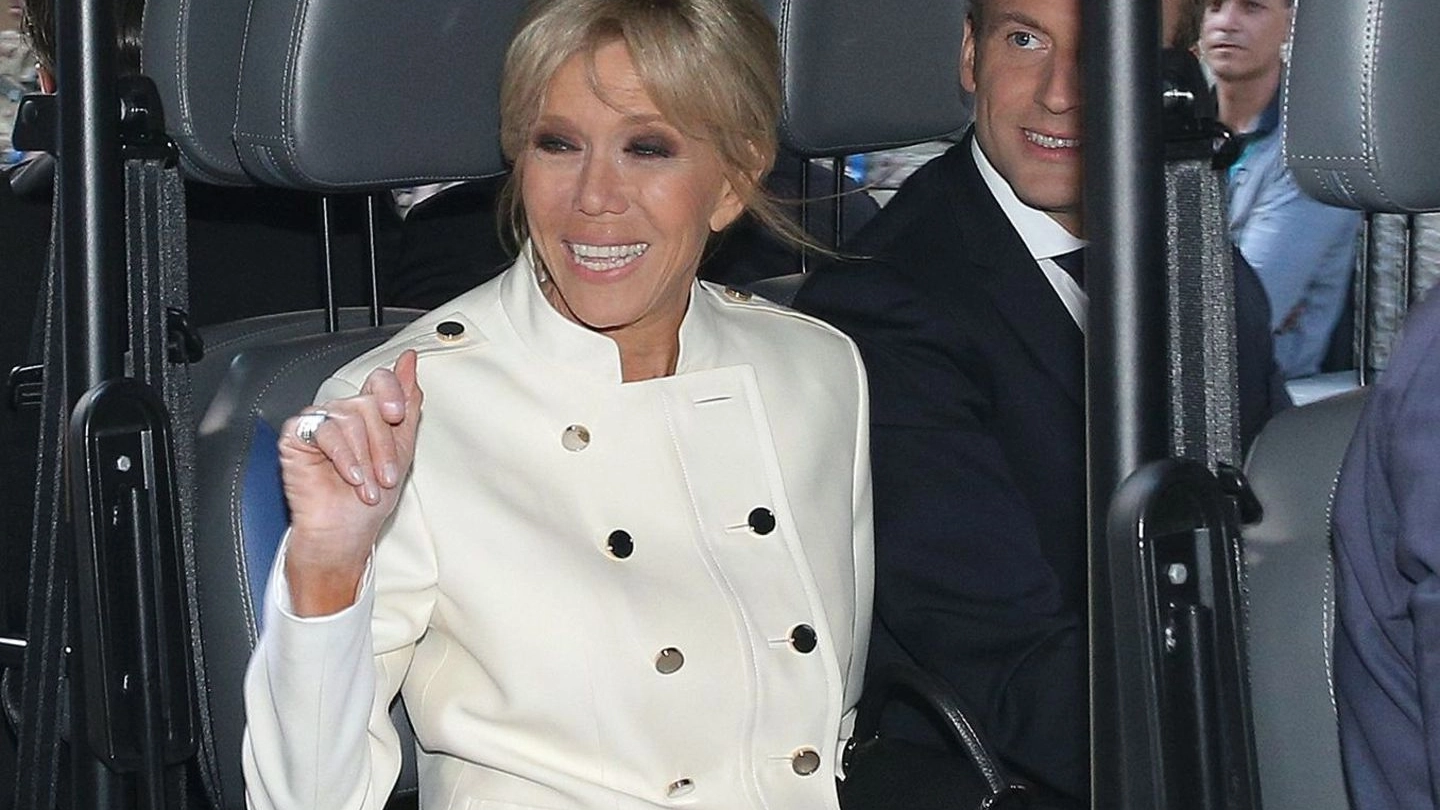 Brigitte e il presidente francese Macron
