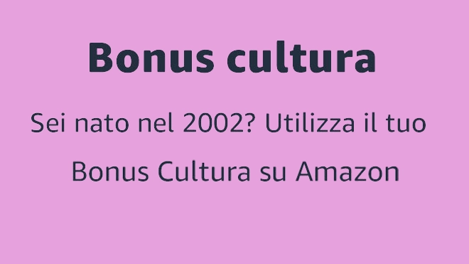 Bonus Cultura Amazon