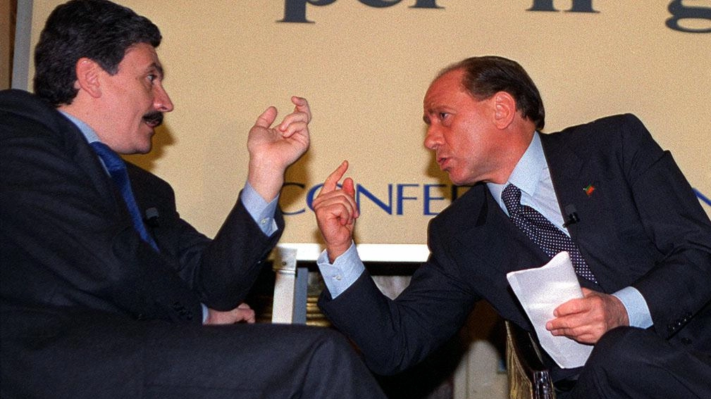 D'Alema e Berlusconi ai tempi della Bicamerale (ANSA)