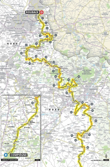 Parigi-Roubaix 2023 in tv: orari, percorso e favoriti