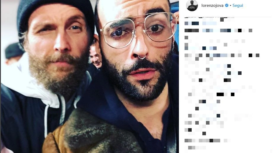 Jovanotti e Marco Mengoni (Instagram)