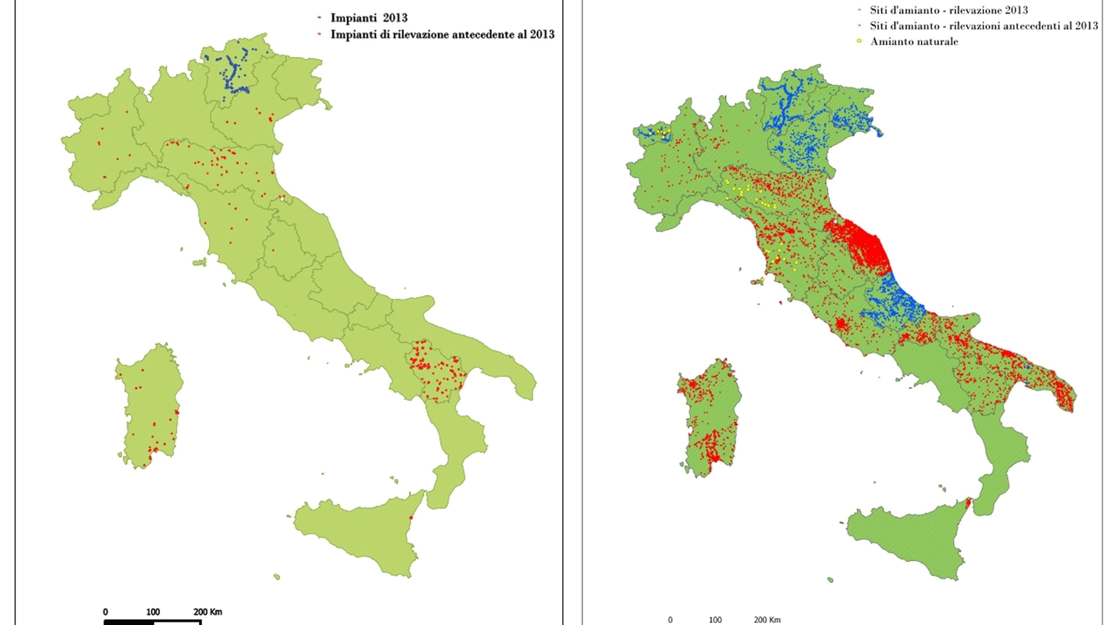 In Italia 33.600 siti di  amianto, 832 bonificati (Ansa)