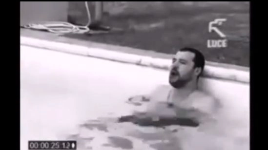 Matteo Salvini posta video stile Istituto Luce (da Instagram)