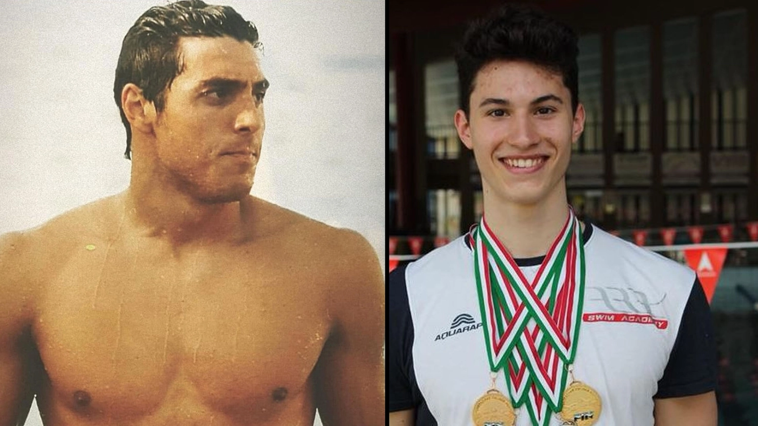 Gioele Rossetti e Fabio Lombini, i nuotatori morti nell'incidente aereo di Nettuno