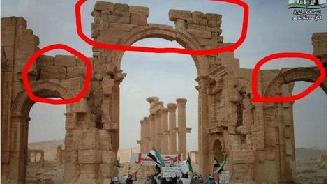 L'arco di trionfo di Palmira