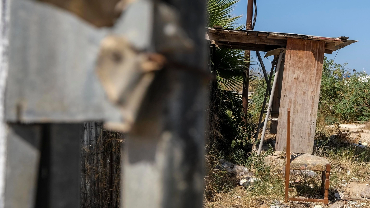 Il cantiere abbandonato i centro a Palermo dove è avvenuto lo stupro di gruppo