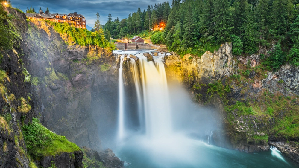 Le cascate di Snoqualmie sono diventate celebri grazie a 'Twin Peaks'
