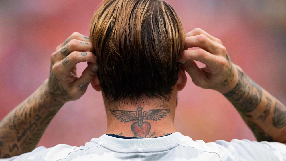 I tatuaggi di Sergio Ramos - Foto: LaPresse / Jim WATSON / AFP