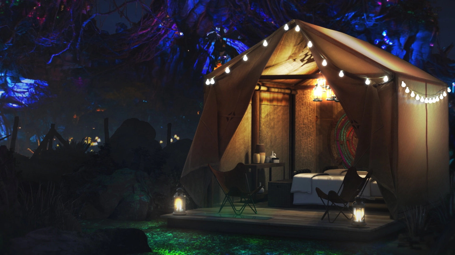 Una notte in tenda sul pianeta Pandora - Foto: Walt Disney World / parks.disney.com