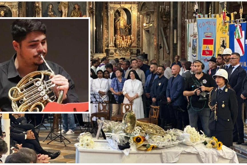 Funerali del musicista Giambattista Cutolo