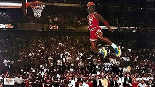 Michael Jordan indossa scarpe Lidl