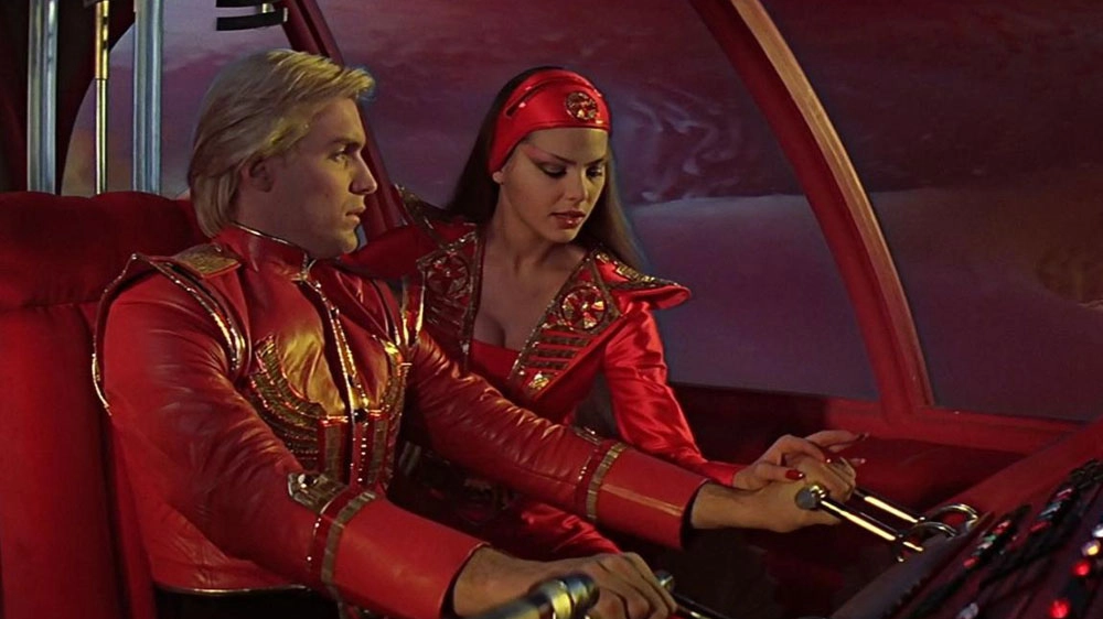 Ornella Muti e Sam J. Jones in una scena di 'Flash Gordon' - Foto: Starling Films